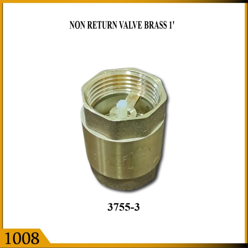 NON RETURN VALVE BRASS 1" NORMAL (1008)